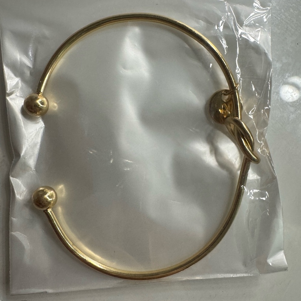 Gold Open Cuff Bracelet